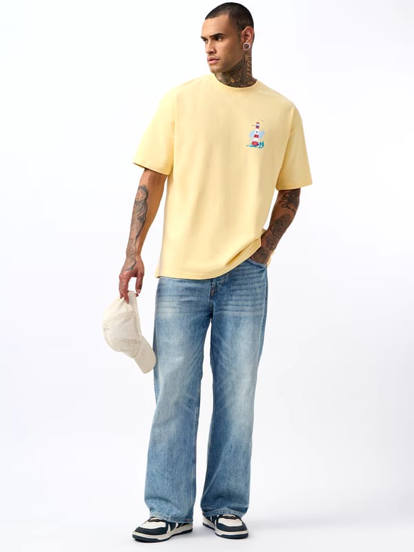 Rough Waters Oversized T-Shirt – Premium Heavy Fabric