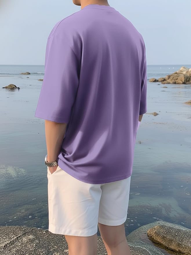 Chill Out Oversized T-Shirt – Lavender Purple